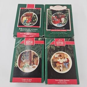 Hallmark Keepsake Ornament Set - Classic Holiday Red and Green